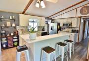 Kitchen w/ solid surface counters