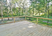 Large deck for entertaining