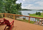 Lake views from deck