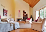 Main level living room w/ lots of natural light