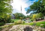 Stone landscaped area