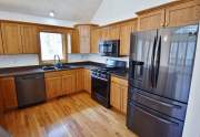 New, black stainless appliances