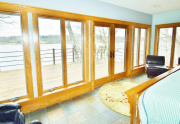 Master Bed Windows Leading to Deck