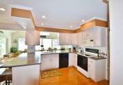 Kitchen With Lake Views