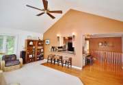 Main Floor Family Room into Kitchen