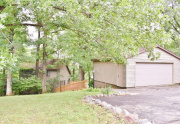 Garage and driveway