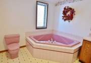 Master bath with soaking tub