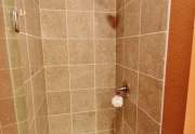 Tiled shower