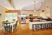 Kitchen with solid surface counters