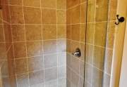Master bath tiled shower